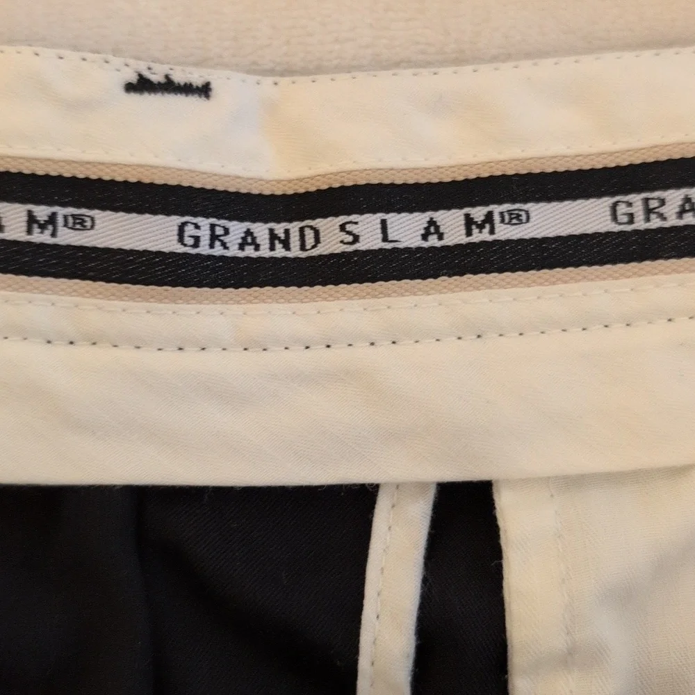 Grand Slam Men's Black Flat Front Shorts Size 40